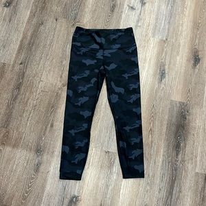 Yogalicious Lux medium dark grey/navy camo leggings